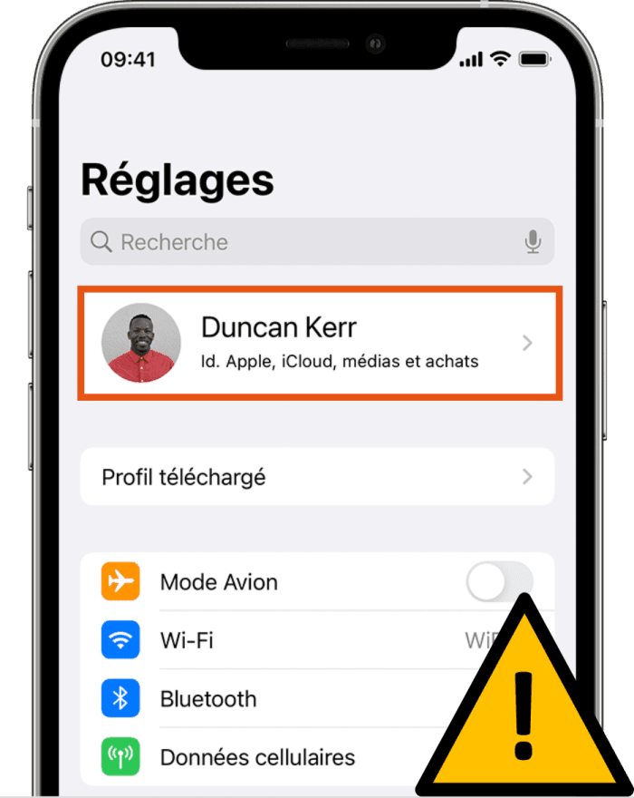 Compte iCloud Actif
